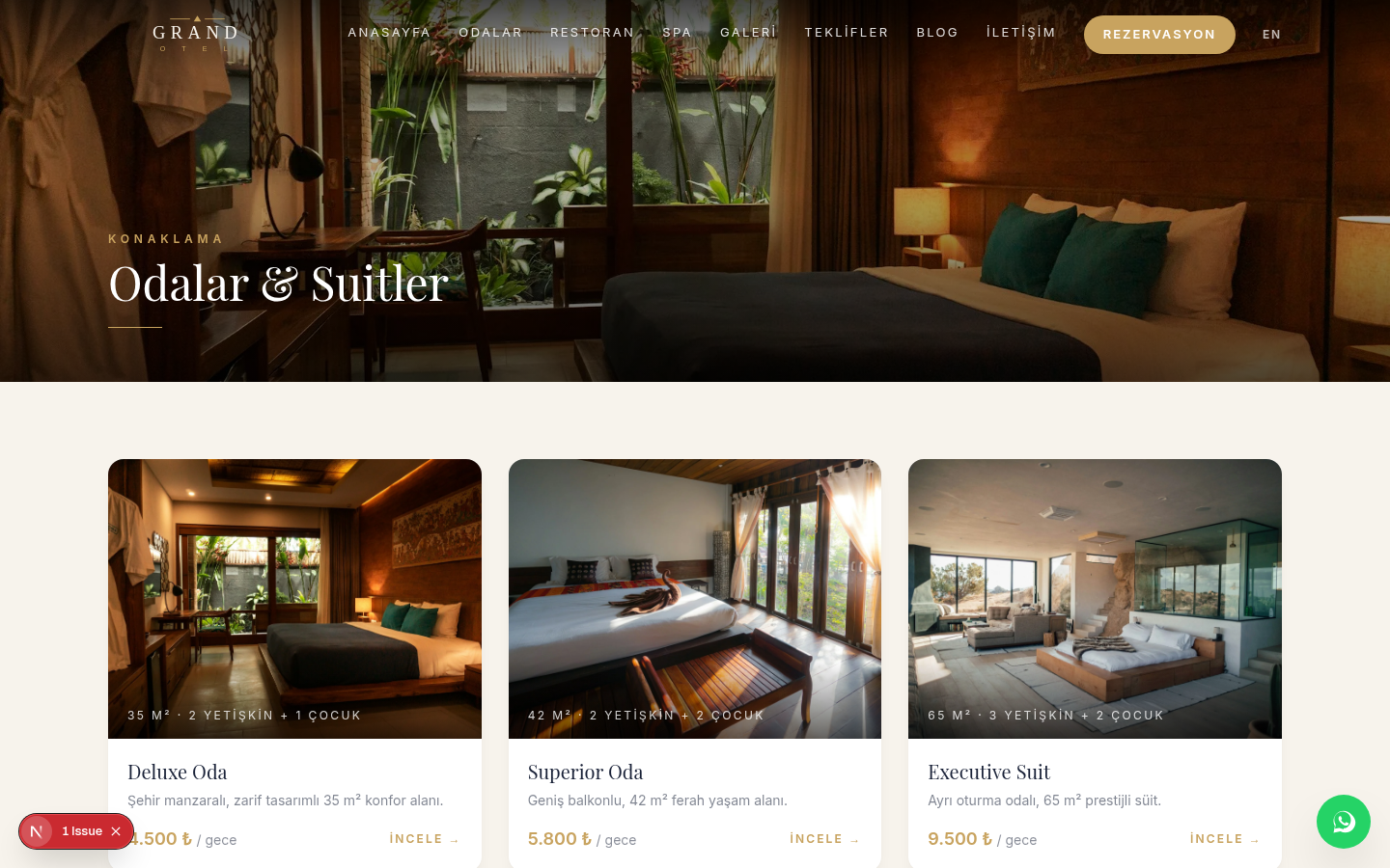 Odalar & Suitler