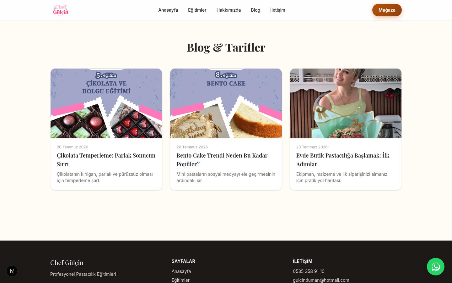 Blog & Tarifler